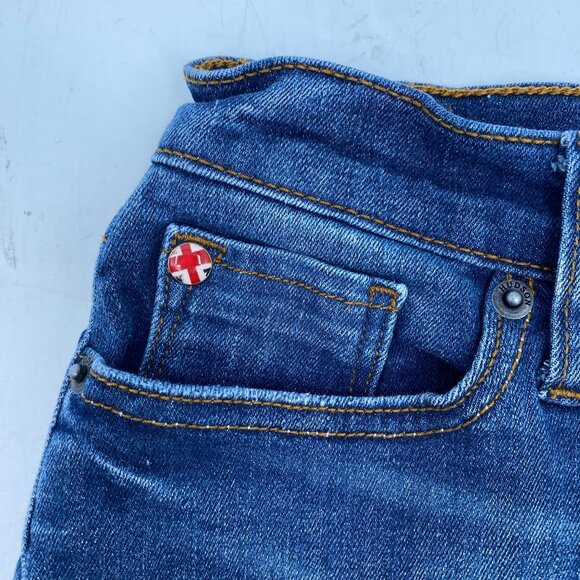 Hudson Jeans Blue Medium Wash Jean Shorts | Size 25 - Picture 5 of 8